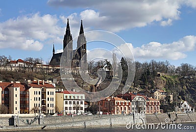 Vysehrad in Prague Stock Photo