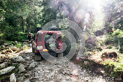 Mountain rescue service Editorial Stock Photo