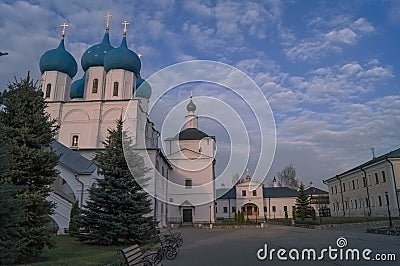 Vysotsky man's monastery in Serpukhov,Russia. Stock Photo