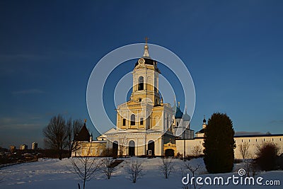 Vysotsky monastery. Serpukhov, Moscow region, Russia Stock Photo