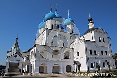 Vysotsky Monastery in Serpukhov Stock Photo