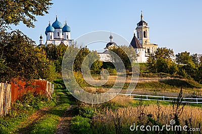 Vysotsky Monastery in the Serpukhov Stock Photo
