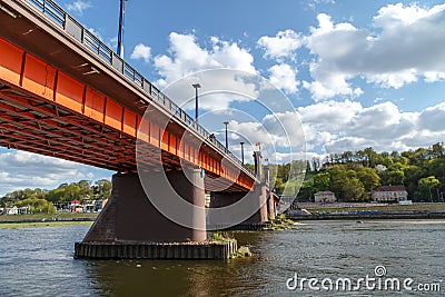 Vytautas the Great Bridge Stock Photo