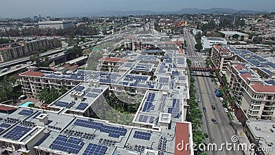 Vídeo aéreo das energias solares Vídeo aéreo das energias solares