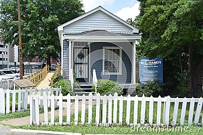 W. C. Handy Museum, Beale Street, Memphis, TN Editorial Stock Photo