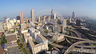 W centrum Atlanta Gruzja anteny wideo zdjęcie wideo W centrum Atlanta Gruzja anteny wideo zdjęcie wideo