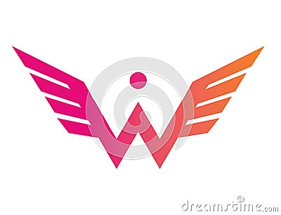 W Vector Illustration