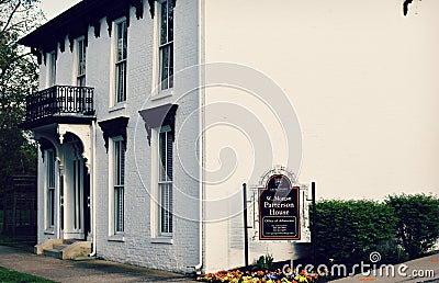 W. Morgan Patterson House - Georgetown, Kentucky Editorial Stock Photo