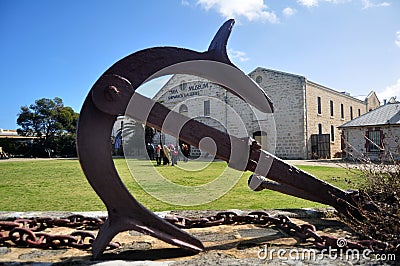 Wa museum shipwreck galleries on Cliff Street in Fremantle port city in Perth, Australia Editorial Stock Photo