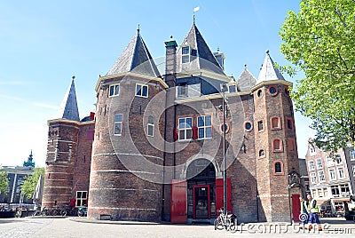 The Waag, Amsterdam, Netherlands Editorial Stock Photo