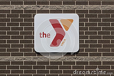 YMCA of the USA youth and fitness center. YMCA works to bring social justice to young people and their communities Editorial Stock Photo