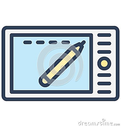 Wacom, design Isolated Vector Icon That can be easily edited in any size or modified. Vector Illustration