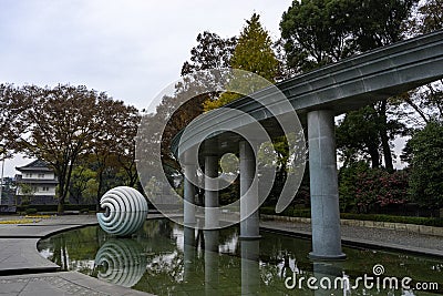 Wadakura Fountain Park Tokyo Editorial Stock Photo