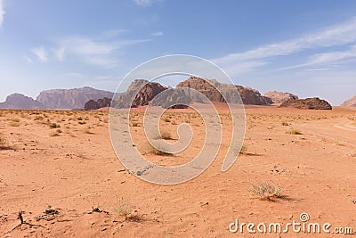 Wadi Rum Desert Stock Photo