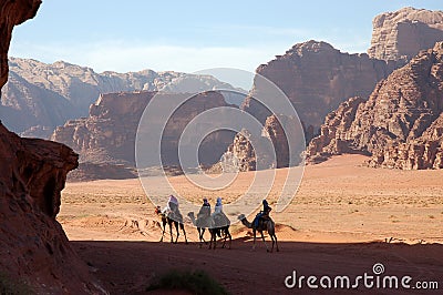 Wadi Rum desert, Jordan. Stock Photo