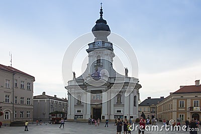 Wadowice, Poland, 02 September 2018: Church of the Presentation Editorial Stock Photo