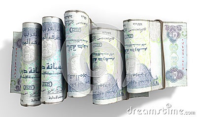 Wads Of Notes Pile Light Stock Photo