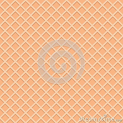 Sweet Ice Cream Wafer Seamless Pattern Vector Illustration