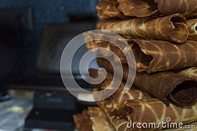 Waffles Stock Photo