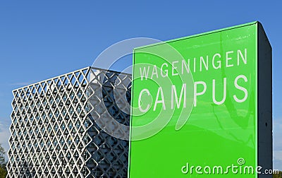 Wageningen University campus Editorial Stock Photo