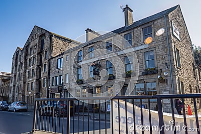 Wagon and Horses public house in Lancaster Editorial Stock Photo