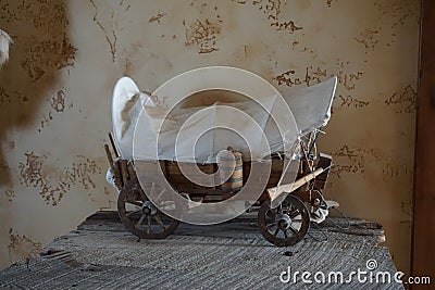 Wagon old toy Stock Photo