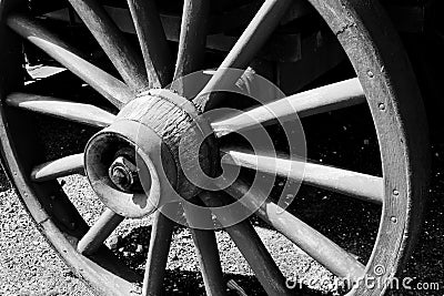 Wagon wheel Stock Photo