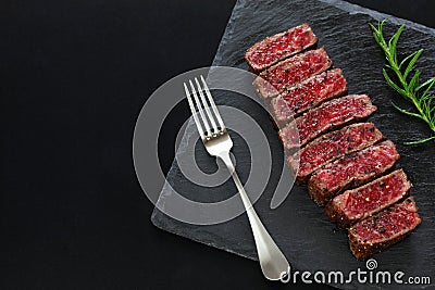 Wagyu beef steak, Japanese food Stock Photo