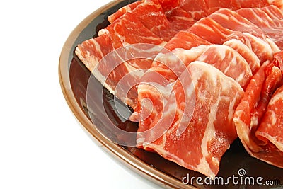 Wagyu Beef Strips Premium Meat Stock Photo