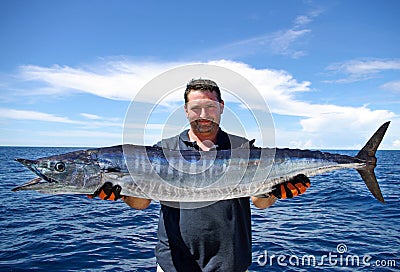 Wahoo fish Stock Photo