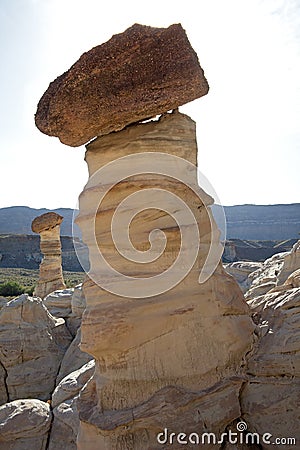 Wahweap Hoodoos Stock Photo