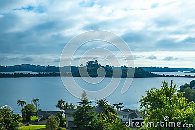 Wai-O-Tapu is an active geothermal area, Rotorua, New Zealand. Editorial Stock Photo