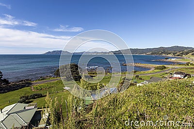 Waihau Bay Stock Photo