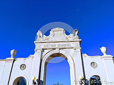 The Waikiki Natatorium War Memorial Stock Photo