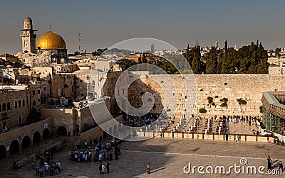 Wailing Wall Editorial Stock Photo