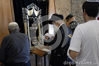 THE WAILING WALL (THE WESTERN WALL ) Editorial Stock Photo