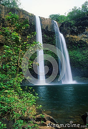 Wailua Falls Stock Photo