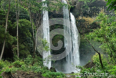 Wailua Falls, Kauai Stock Photo