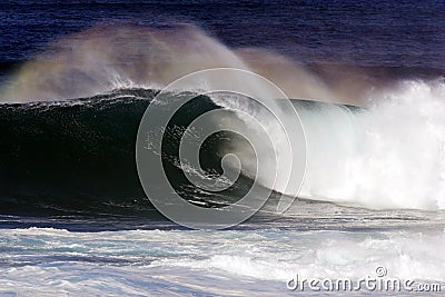 Waimea Point Wave 1 Stock Photo