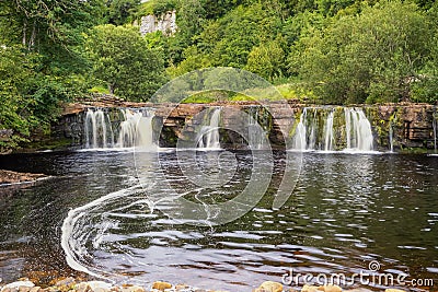 Wain Wath Falls, Swaledale, North Yorkshire Stock Photo