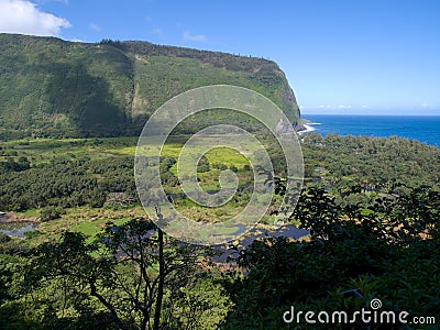 Waipio Valley Stock Photo