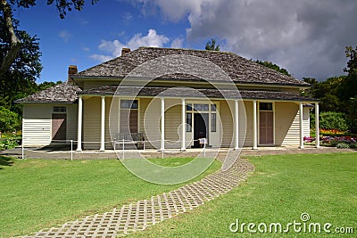 Waitangi Treaty House Stock Photo