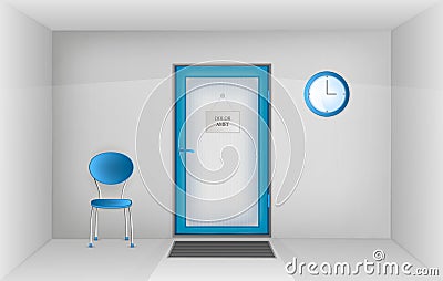 Waiting room Vector Illustration