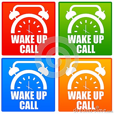 Wake up call Stock Photo