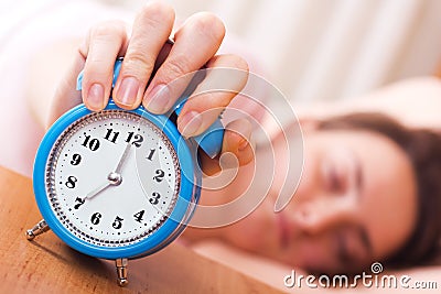 Wake up time Stock Photo