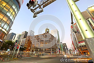 Wako Department Store in Ginza, Tokyo, Japan Editorial Stock Photo