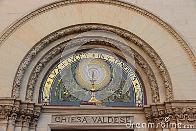 The Valdensian evangelical church in Rome Stock Photo