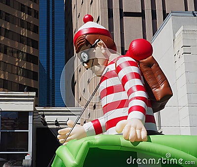 Waldo Float In Parade Editorial Stock Photo