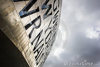 Wales Millenium Centre, Cardiff Editorial Stock Photo