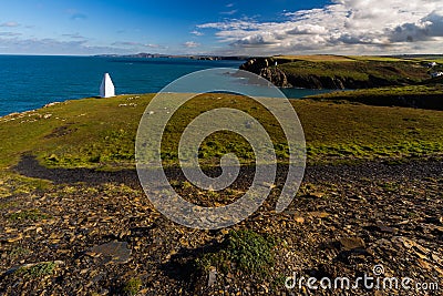 Wales west coast near Porthgain. Stock Photo